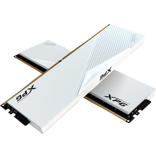 Модуль памяти DIMM DDR5 32Gb, 6400Mhz, 2x16Gb, ADATA XPG Lancer White (AX5U6400C3216G-DCLAWH)