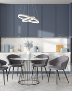 Стол обеденный Ливерпуль 120*120 стекло