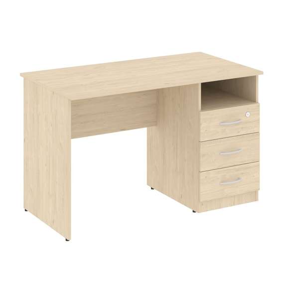 Nova S Стол письменный с тумбой правый В.СПТ-2 (R)  1200*650*750