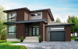Доска ДПК Outdoor 130*9*4000 мм. полнотелая STORM BROWN коричневая микс