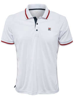 Мужское теннисное поло Fila Polo Button "Piro" M - white