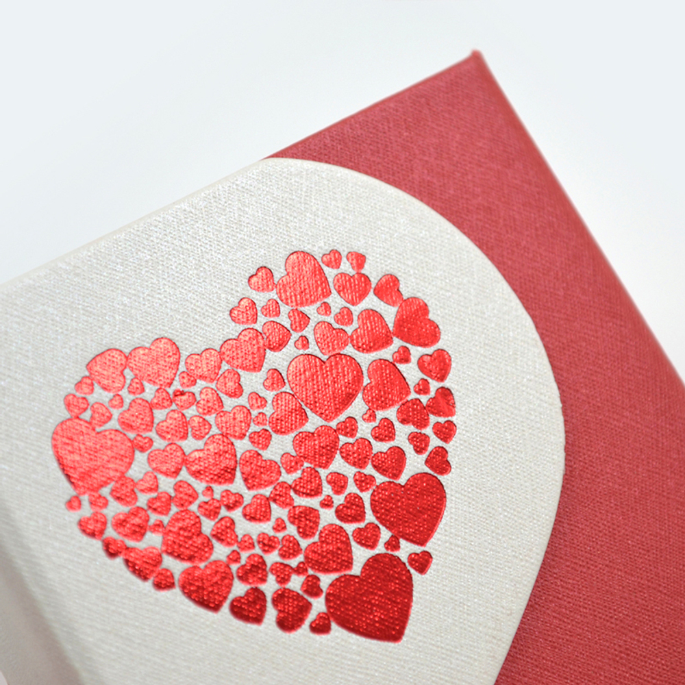 Футляр картонный «Амур» под кольцо