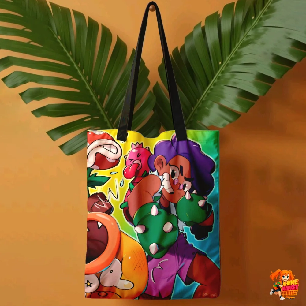 Сумка шоппер с принтом Brawl Stars