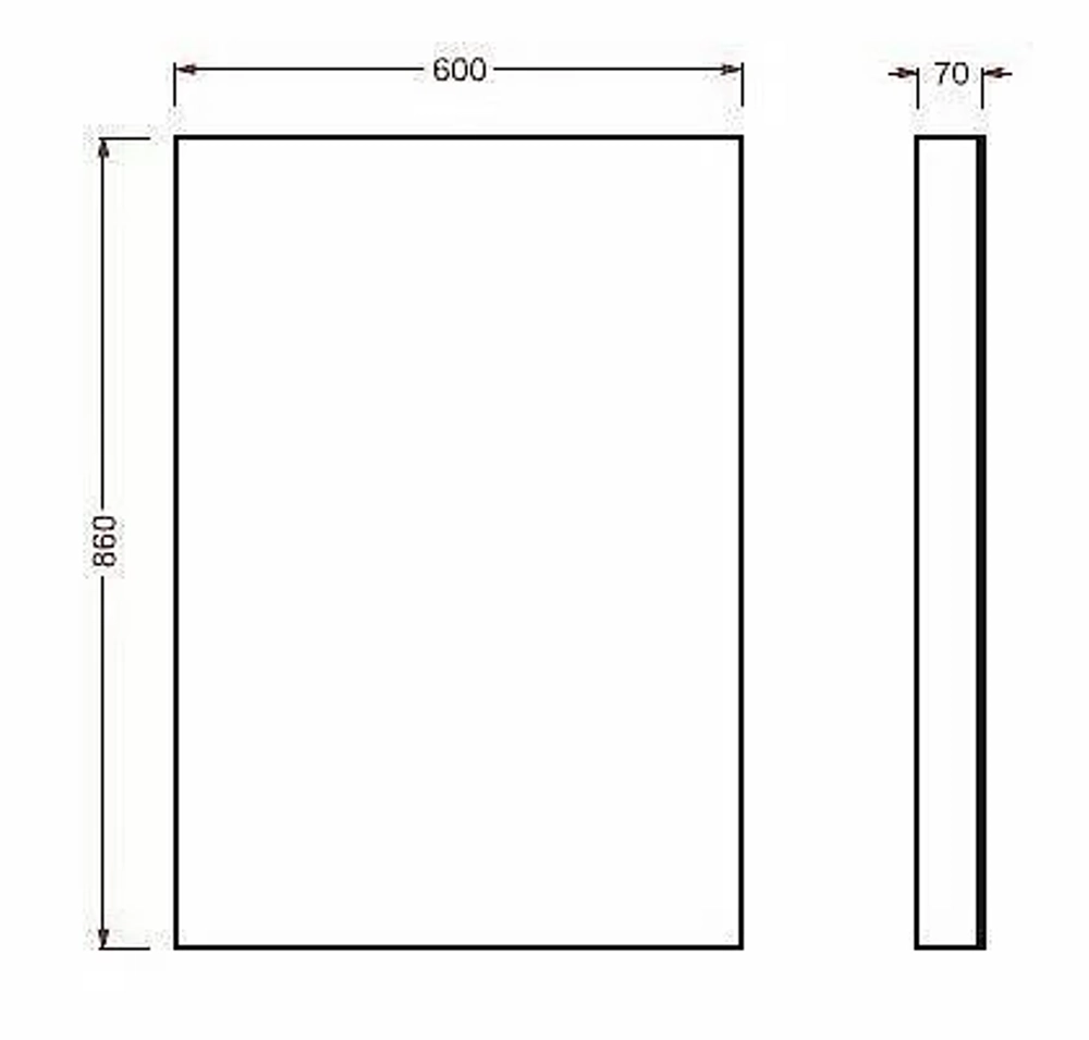 Зеркало Artceram 86х60 ACS010