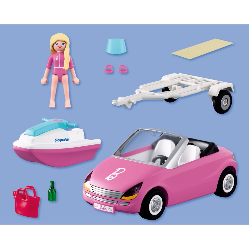 Playmobil 72123 x Barbie Кабриолет с гидроциклом 37 деталей — фото 3