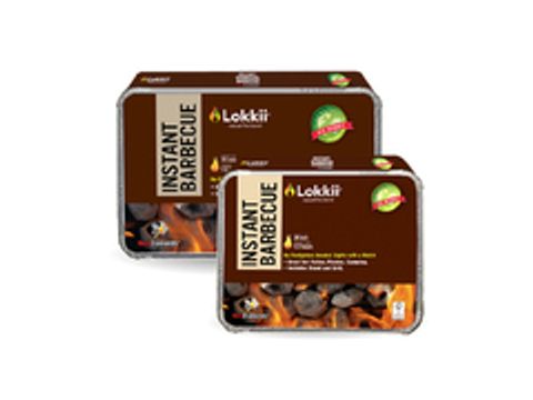 Одноразовый гриль с эко-углем Lokkii Instant barbecue