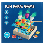 Развивающая игрушка деревянная Рыбалка огорд + рыбки, коробка C-41672