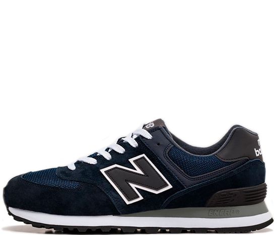 Кроссовки New Balance 574 Dark Blue (Reflective)