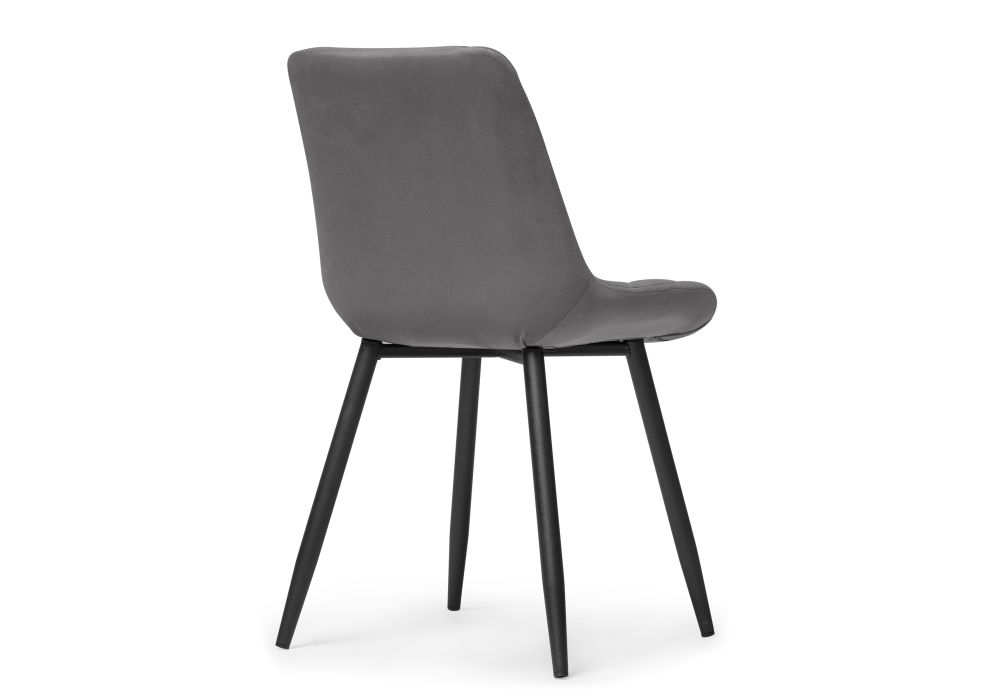 Стул на металлокаркасе Баодин Б/К темно-серый / черный