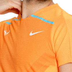 Мужское теннисное поло Nike Dri-Fit Advantage RAFA Court T-Shirt Men - Orange