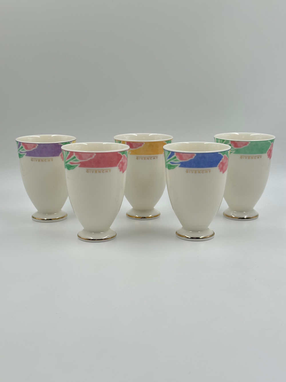 Стакан с зелёной каймой Givenchy by Yamaka