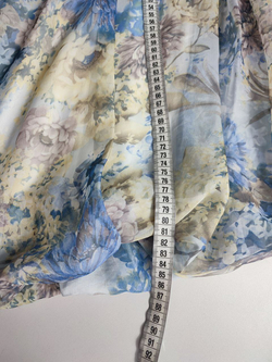 Платье с акварельными цветами 40-42 размер