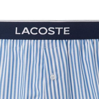 Мужские спортивные боксеры Lacoste Cotton Poplin 3P - blue navy/blue