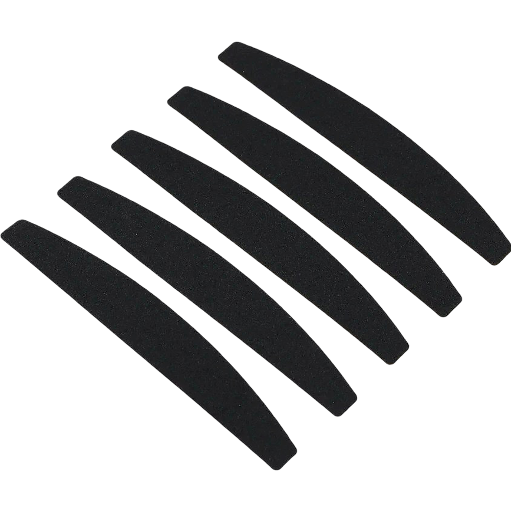 Сменные файлы для пилки лодочки черные мягкая подложка 180 грит White Line, 30 шт
