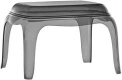 Столик-пуф Pasha, прозрачный серый