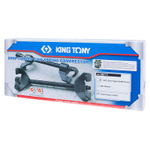 KING TONY (9BF11) Набор для стяжки пружин амортизатора, 85-370 мм, кованые крюки, 6 предметов