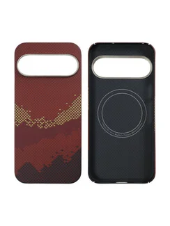 Карбоновый чехол для Google Pixel 10 с MagSafe Солнечный свет золотой горы (Sunlight of the Golden Mountain)