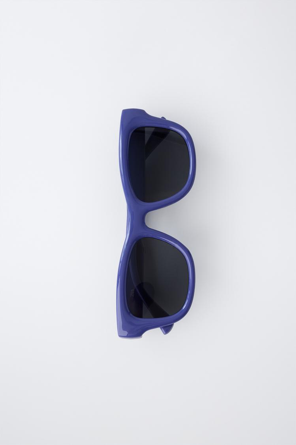 ZARA КВАДРАТНЫЕ СОЛНЦЕЗАЩИТНЫЕ ОЧКИ, СИНИЙ