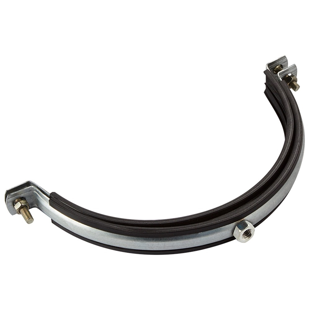 Хомут для воздуховода с резиновым профилем 250мм (гайка)