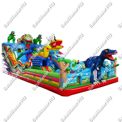 Коммерческий надувной батут "Монстры атакуют", 17*8*6 м