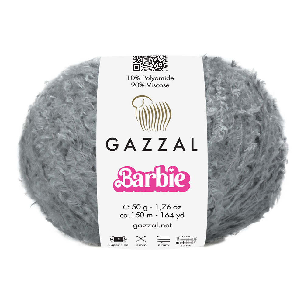 Пряжа для вязания Gazzal Barbie (10702) 90% Вискоза, 10% Полиамид (50 гр. 150 м.)