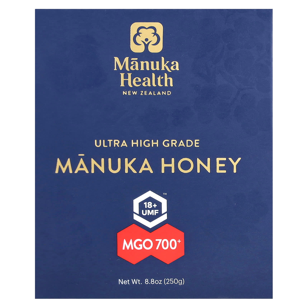 Manuka Health, Мед манука, UMF 18+, MGO700 +, 250 г (8,8 унции)