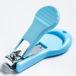 3612530 Детский маникюрный набор, 3 предмета: ножницы, пилка, книпсер, от 0 мес., цвет голубой