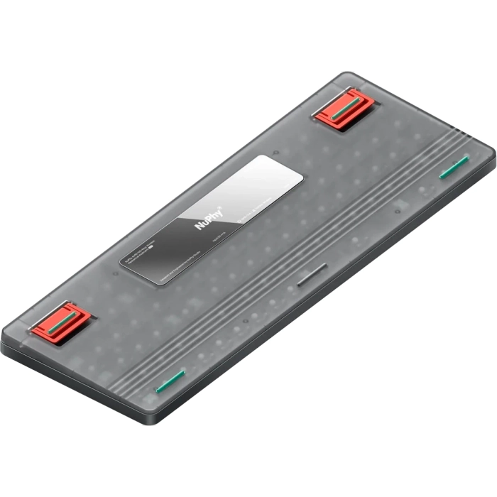 Беспроводная механическая клавиатура QMK Nuphy AIR96v2 Lunar Gray, RGB, Hot Swap, Red Switch (AIR96v2-LG-1)