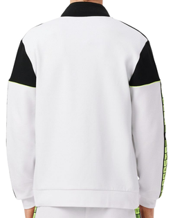 Мужская теннисная кофта Lacoste Tennis Zipped Colour-Block - black/white