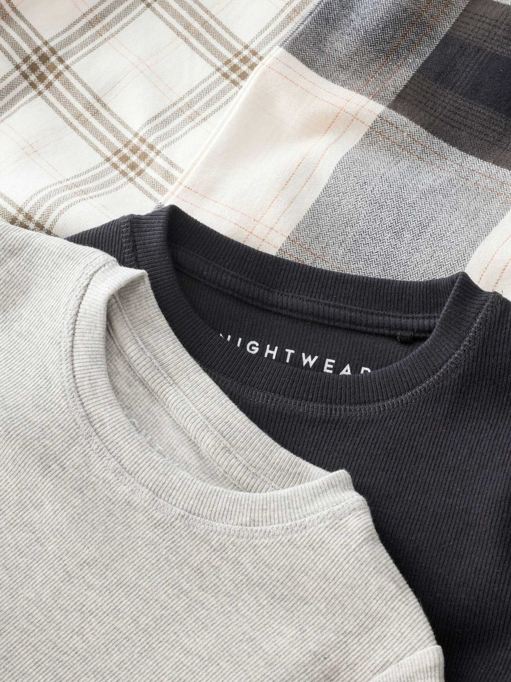 Пижама для девочки Next E51-294, 2 шт., Серый, Бежевый, Черный