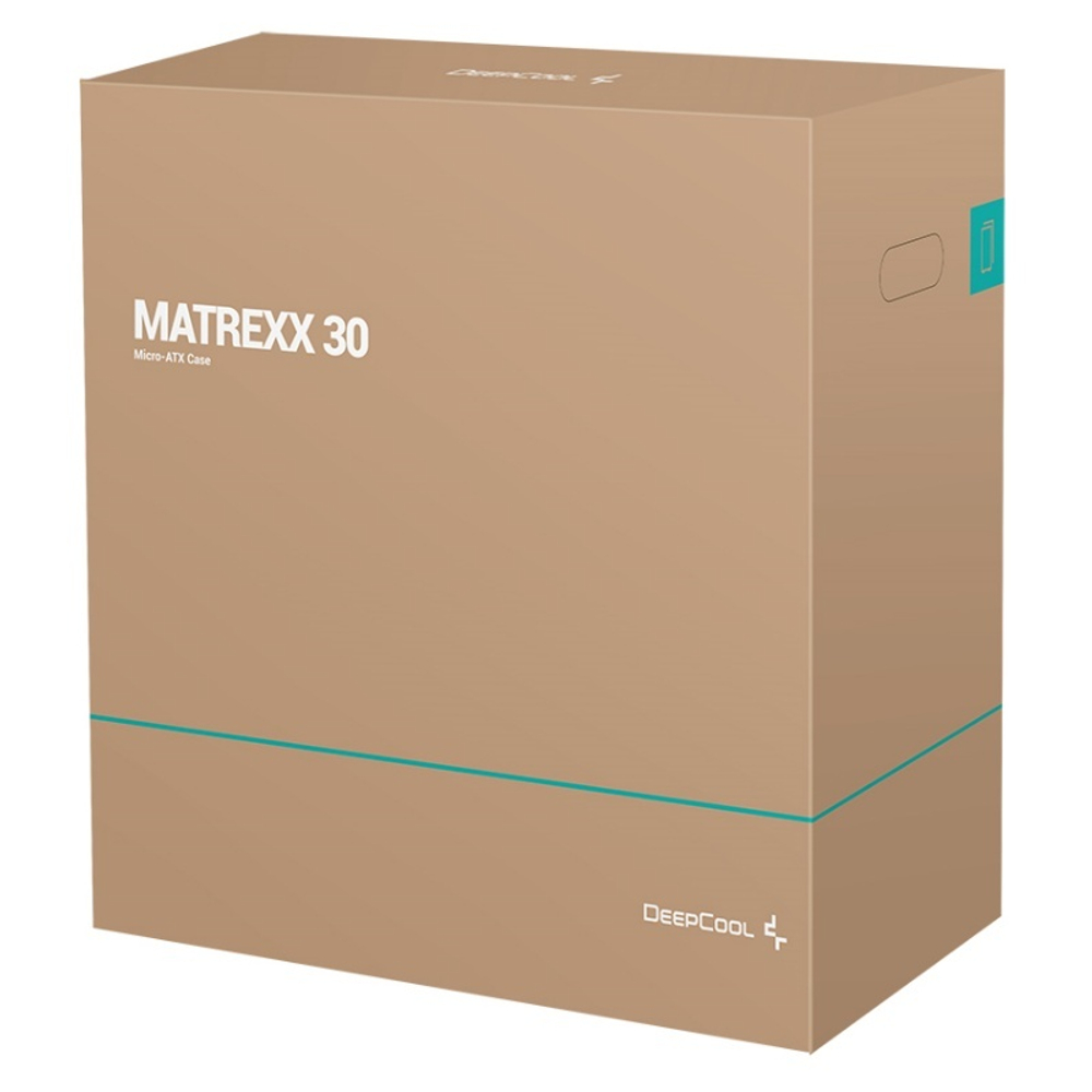 Корпус Deepcool MATREXX 30 SI, mATX/MINI-ITX, черный, без БП
