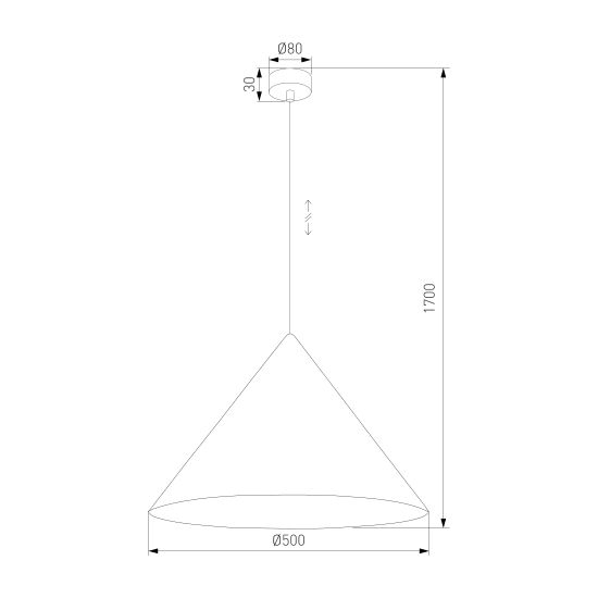 10010 / подвесной светильник / Cono
