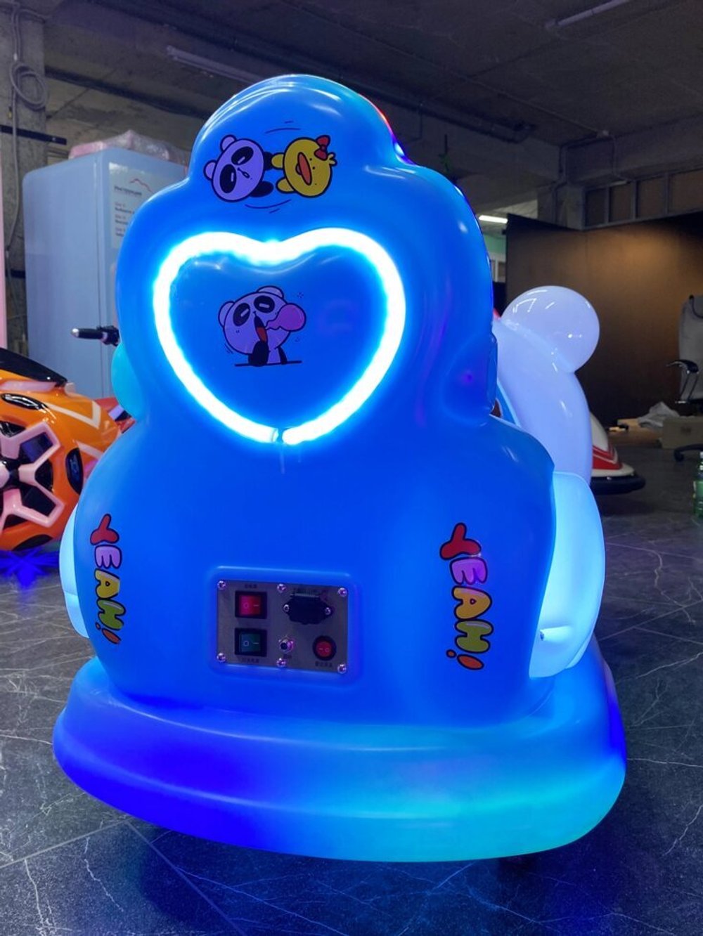 Прокатный аттракцион «Панда» Электромобиль