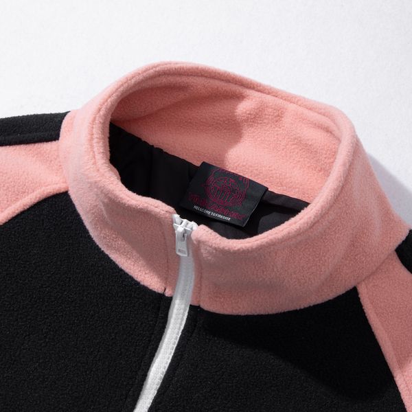Толстовка Turbo fleece Черно-Розовая - фото 3