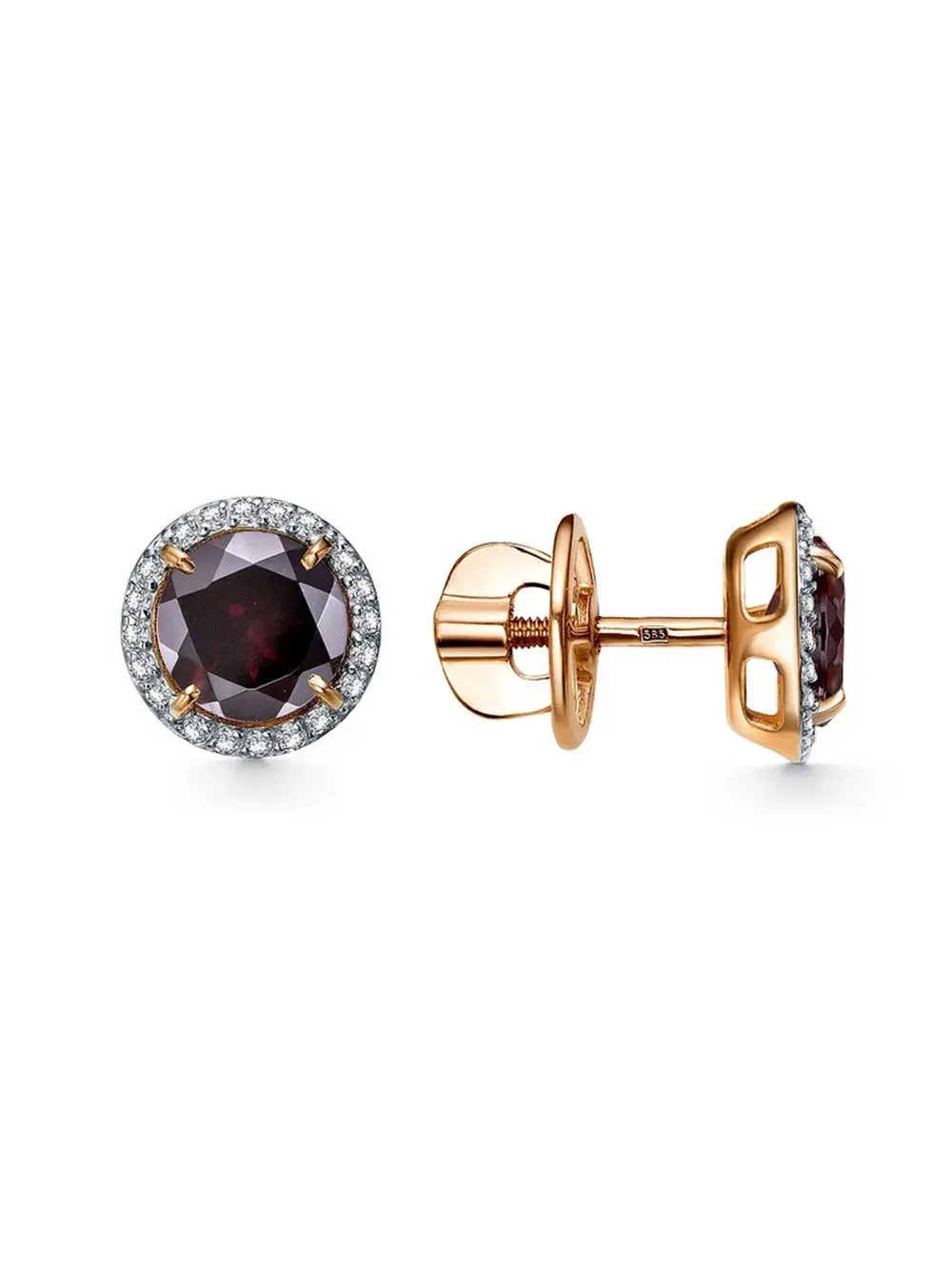 Золотые серьги 585 пробы