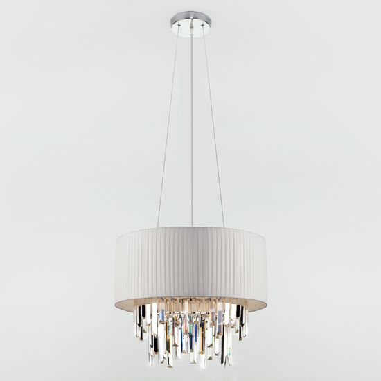 10122/6 / подвесной светильник / хром/прозрачный хрусталь Strotskis