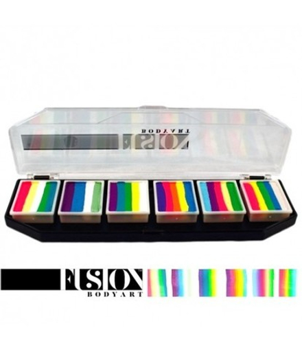 Аквагрим Fusion палетка русалки и единороги 6*10