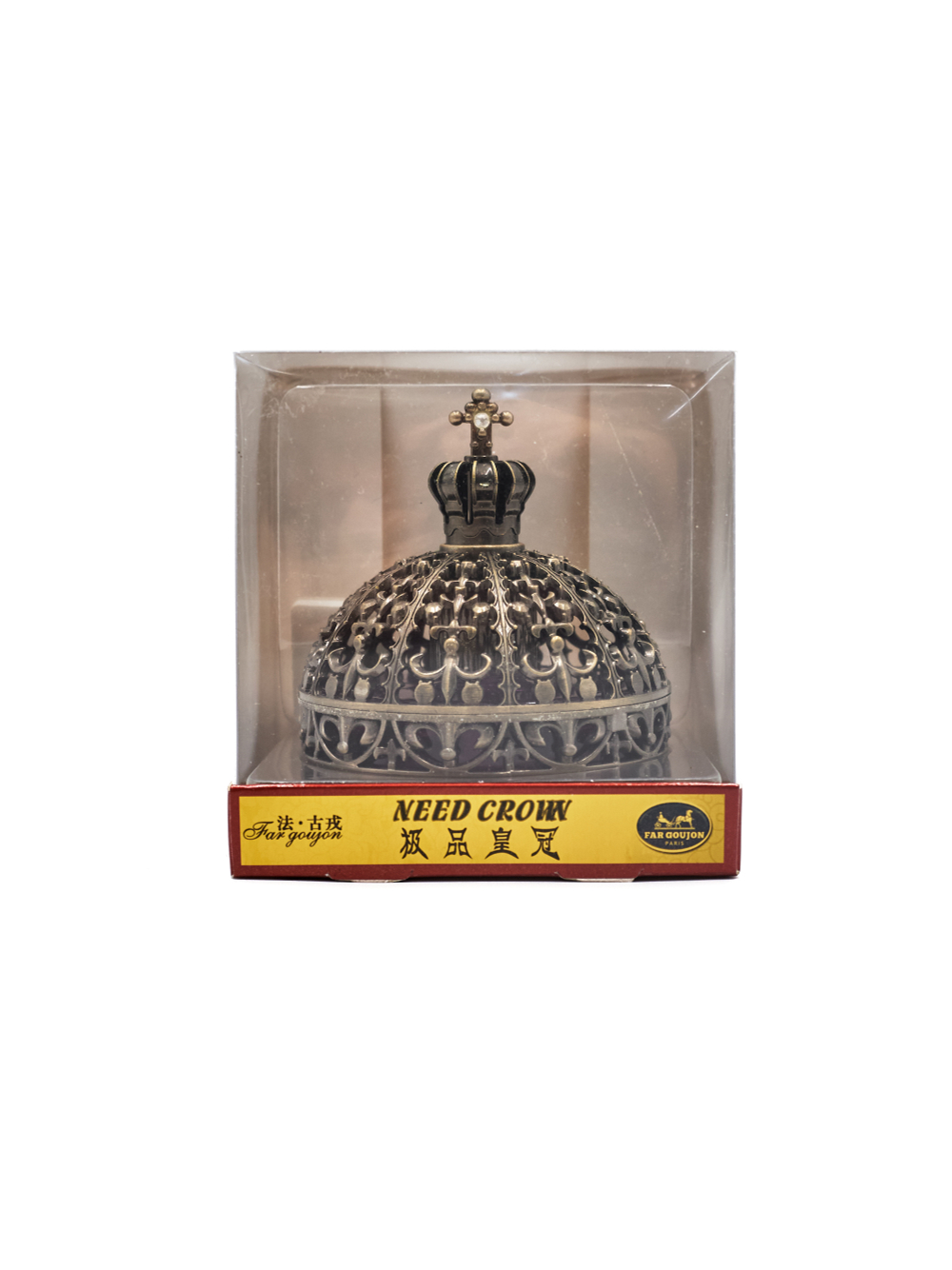 Ароматизатор для автомобиля на торпеду "Корона царская" бронзовая. Запах Автомобильный, 45 мл