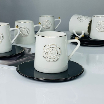 Lenardi 133-461 Чайный набор 12пр. 220мл в под.уп.(х6)Фарфор