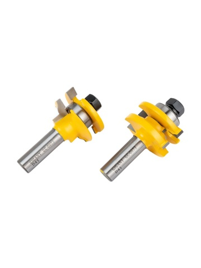 Набор фрез комбинированных рамочных 2 шт, хвостовик 12 мм Gigant GC-0073