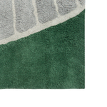 Ковер из хлопка с рисунком tea plantation из коллекции terra, 120х180 см