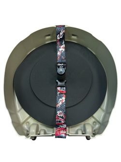 Кейс кофр БЕЖЕВЫЙ для барабанных тарелок до 22" на колесах и с выдвижной ручкой DGCASE DARUMA 22-01А Внутр. размеры 595*595*130мм