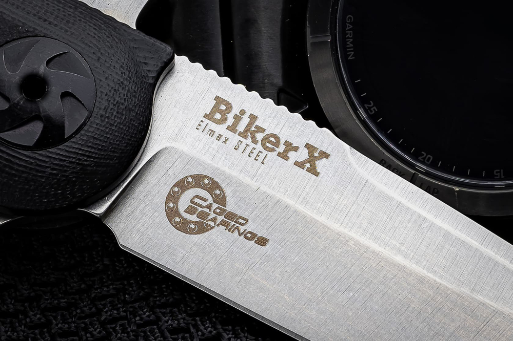 Складной нож Biker X Elmax StoneWash
