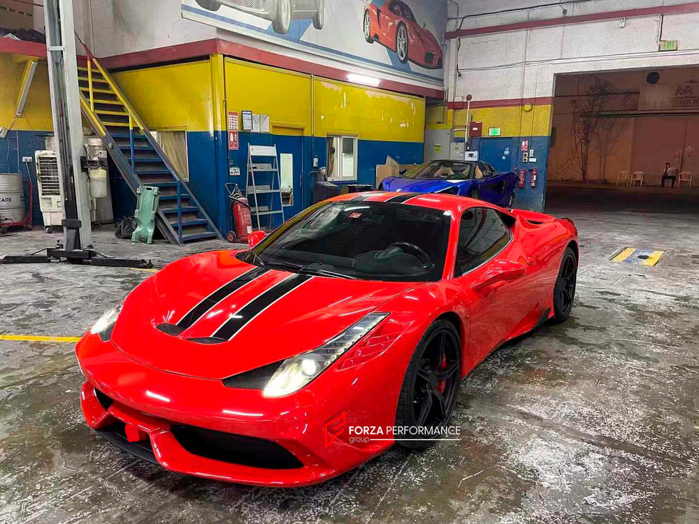 Карбоновые решетки на замену для Ferrari 458 Italia 2009-2015 Феррари Италия