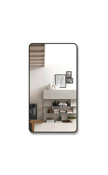 Зеркало Д-025 (110*60 см) с чёрной окантовкой (УФ-печать)