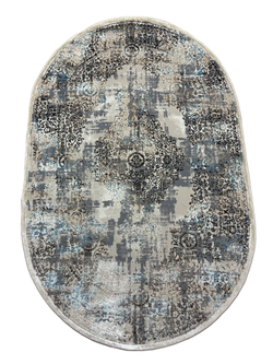Ковер Roma 37908A Blue FLS/Beige FLS Овал