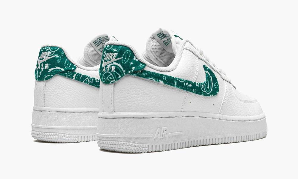 Nike Air Force 1 Low '07 WMNS "Essential White Green Paisley"
