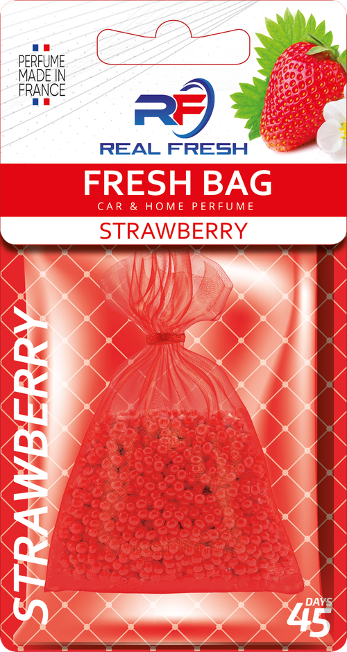 ОСВЕЖИТЕЛЬ ВОЗДУХА В МЕШОЧКЕ "REAL FRESH" FRESH BAG  STRAWBERRY 20G