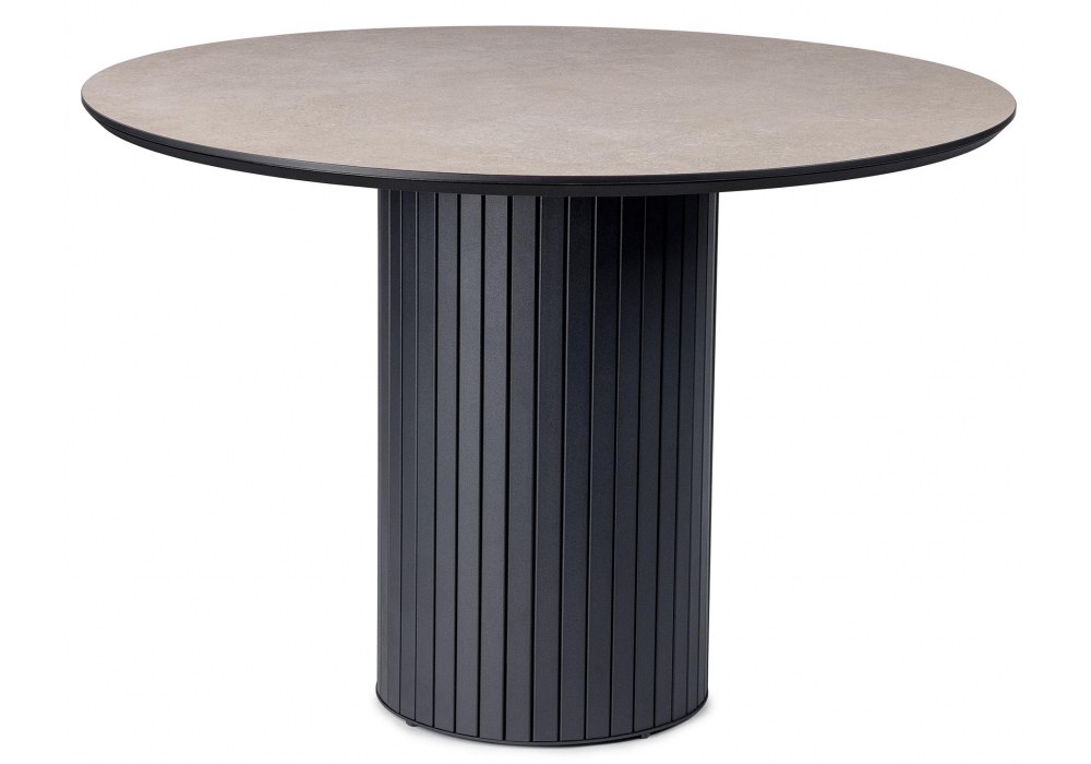 Керамический стол Woodville Гравент 110 avenue grey sahara, черный