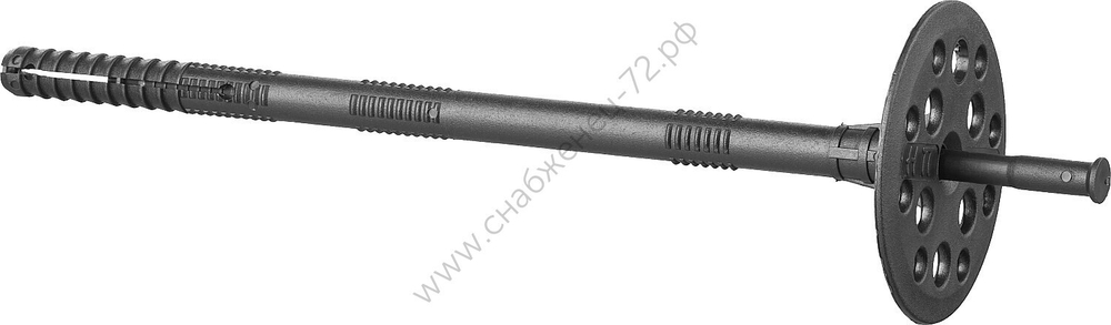 ЗУБР 10 x 160 мм, дюбель для изоляционных материалов, пластиковый стержень, 100 шт (4-301505-10-160_z01)